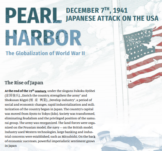 Informacje o Pearl Harbor, USA 1941 w formacie pdf. Otwiera się w nowej zakładce