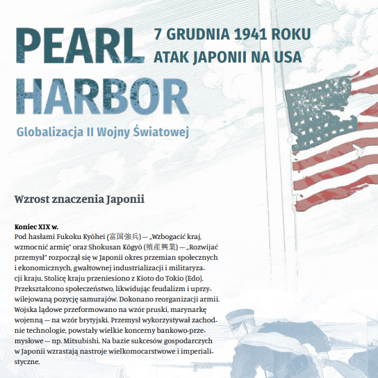 Informacje o Pearl Harbor 1941 w formacie pdf. Otwiera się w nowej zakładce